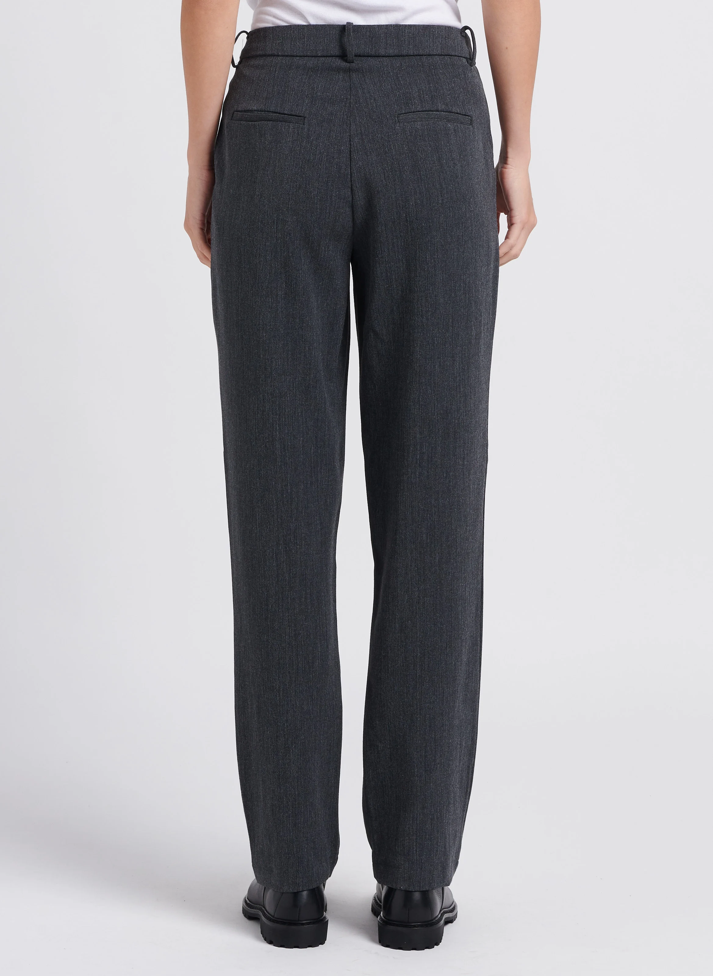 RILEY - Pantalon droit| Gris