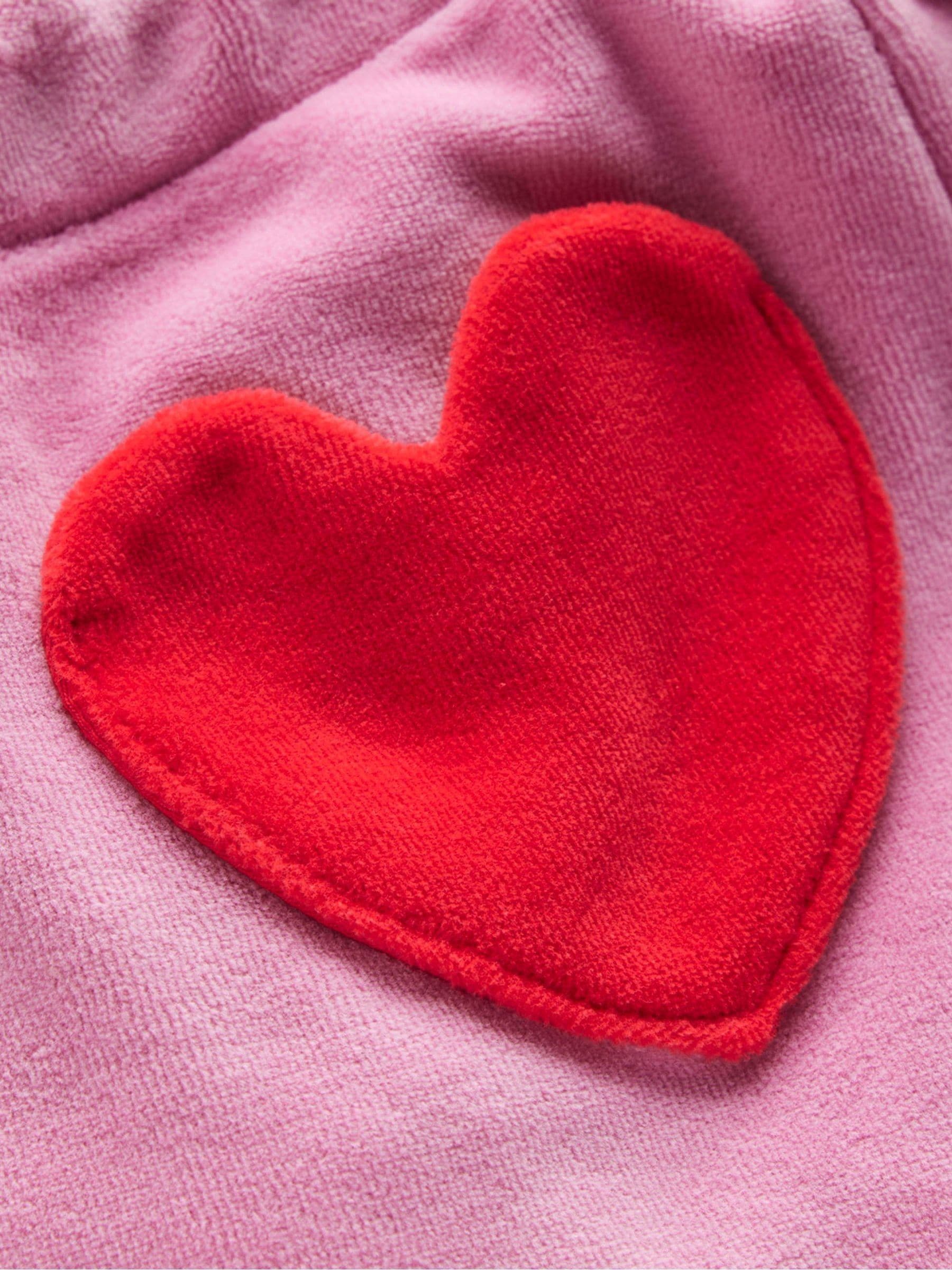 Roze - Boden Hart Pocket Velour Joggingbroeken