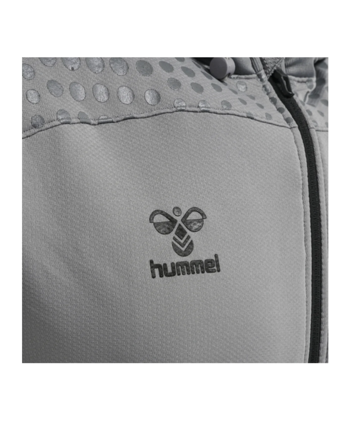 Hummel Lead Poly Hoody Grau F2006