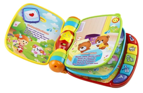 Vtech Baby musikbog med børnesange - DK