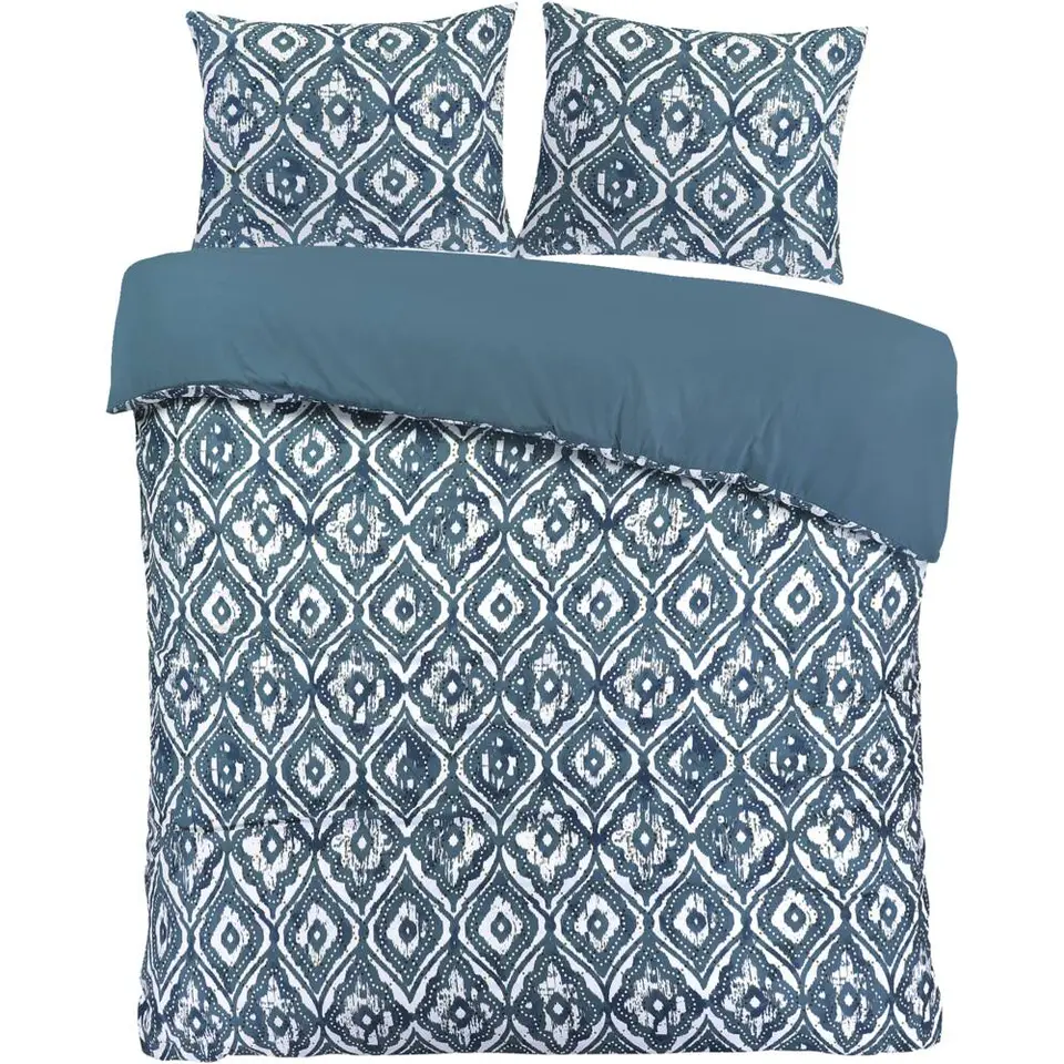 Dekbedovertrek Fez - blauw - 200x220 cm