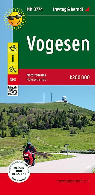 FREYTAG - VOSGES CARTE MOTO FREYTAG