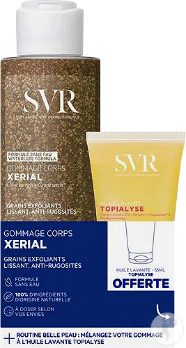SVR Xerial Gommage 100g + Topialyse Huile Lavante 55ml