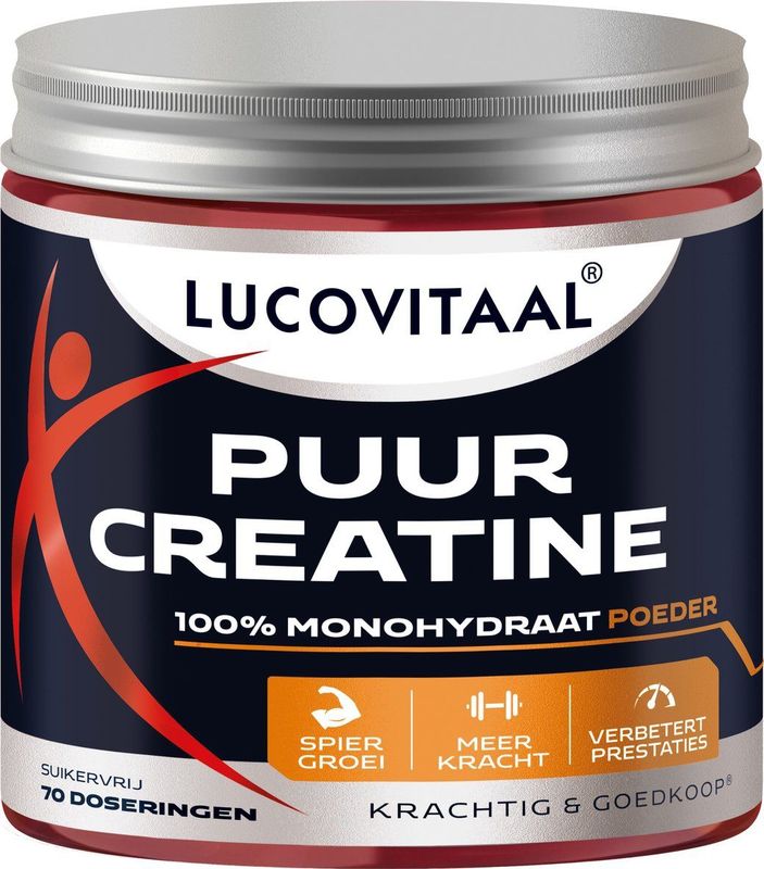 Lucovitaal - Creatine Monohydraat Poeder - Puur - 210 gram
