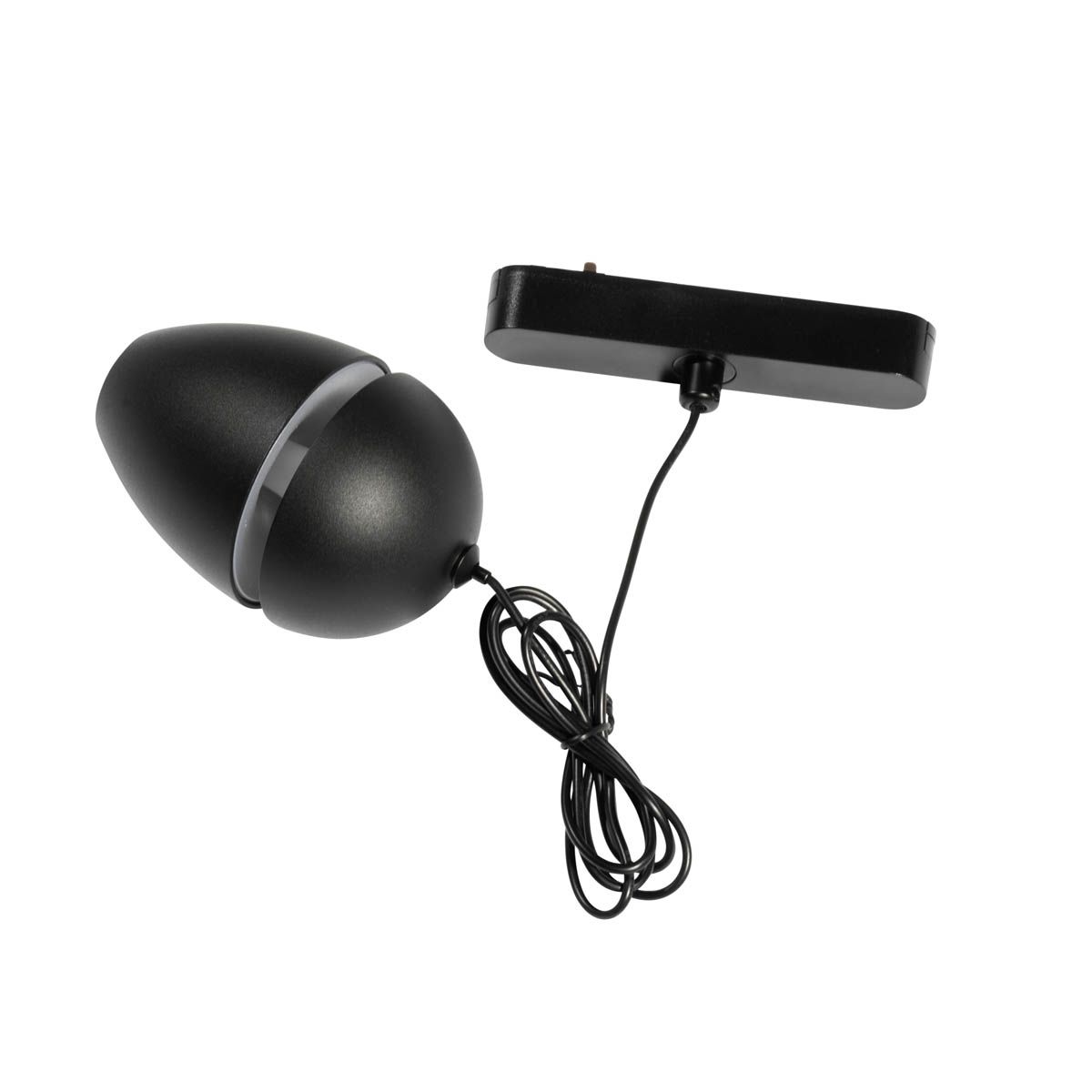 Moderne hanglamp zwart voor railsysteem 1-fase incl. LED - Magnetic Eggy