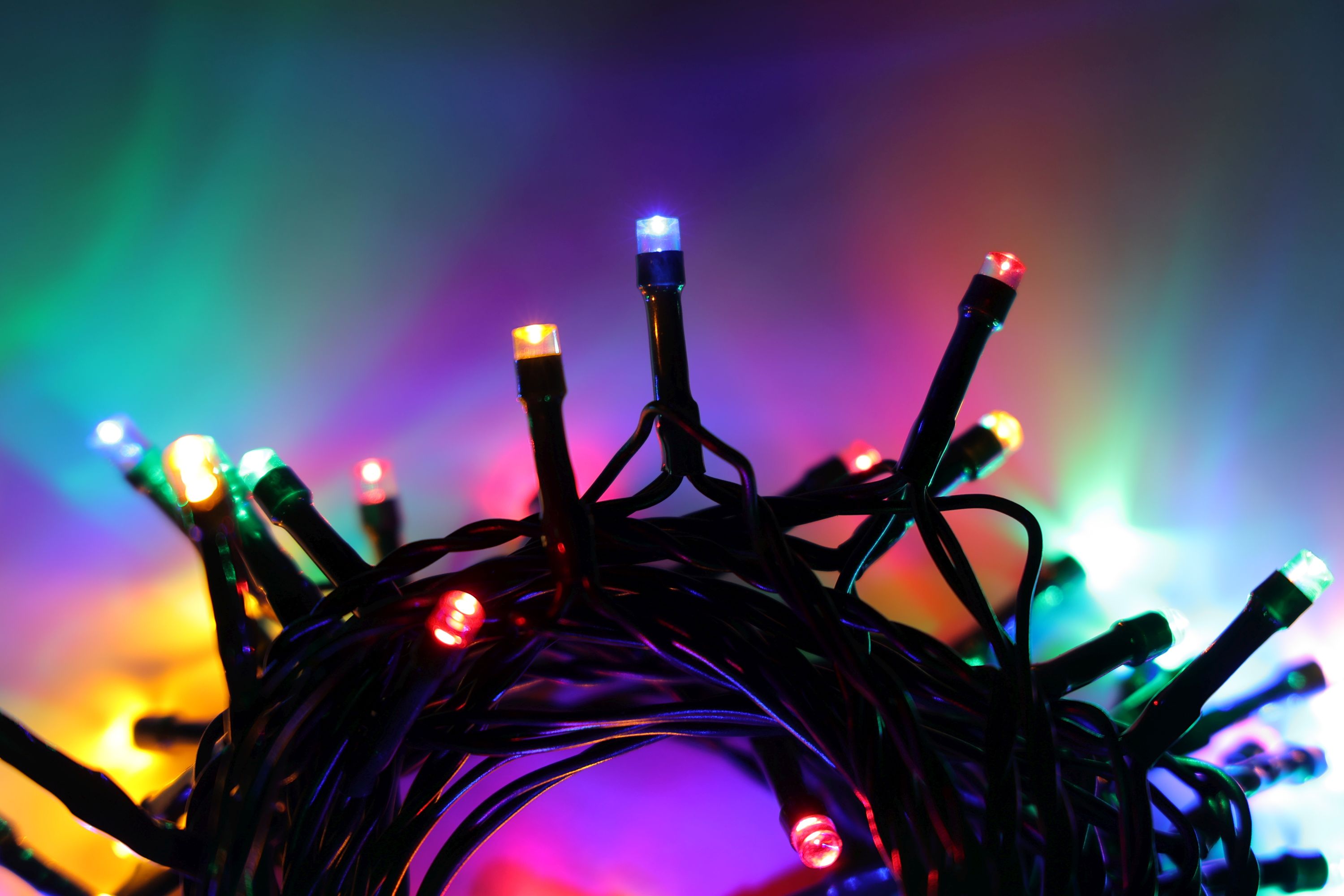 LED Lichterkette 10 m bunt