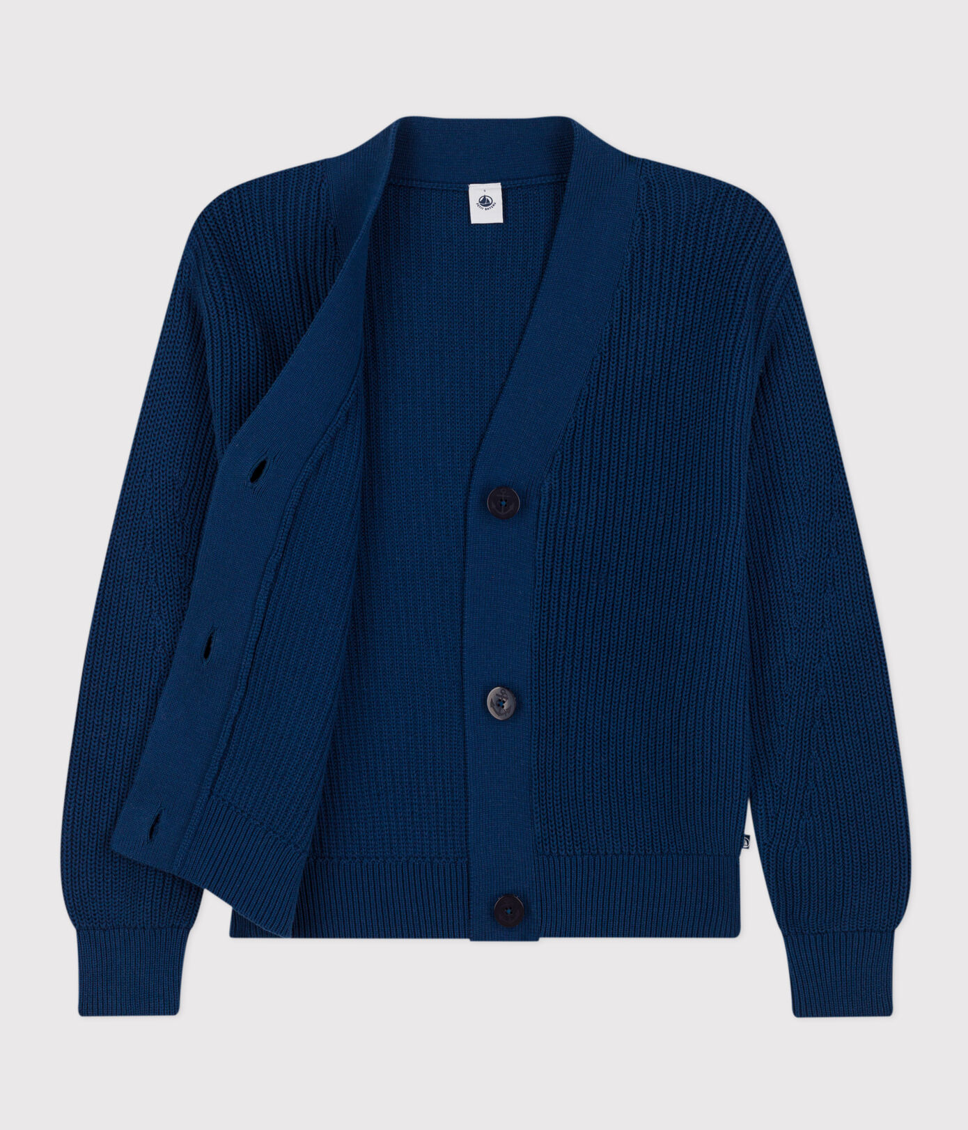 Gilet en côte anglaise en coton Femme