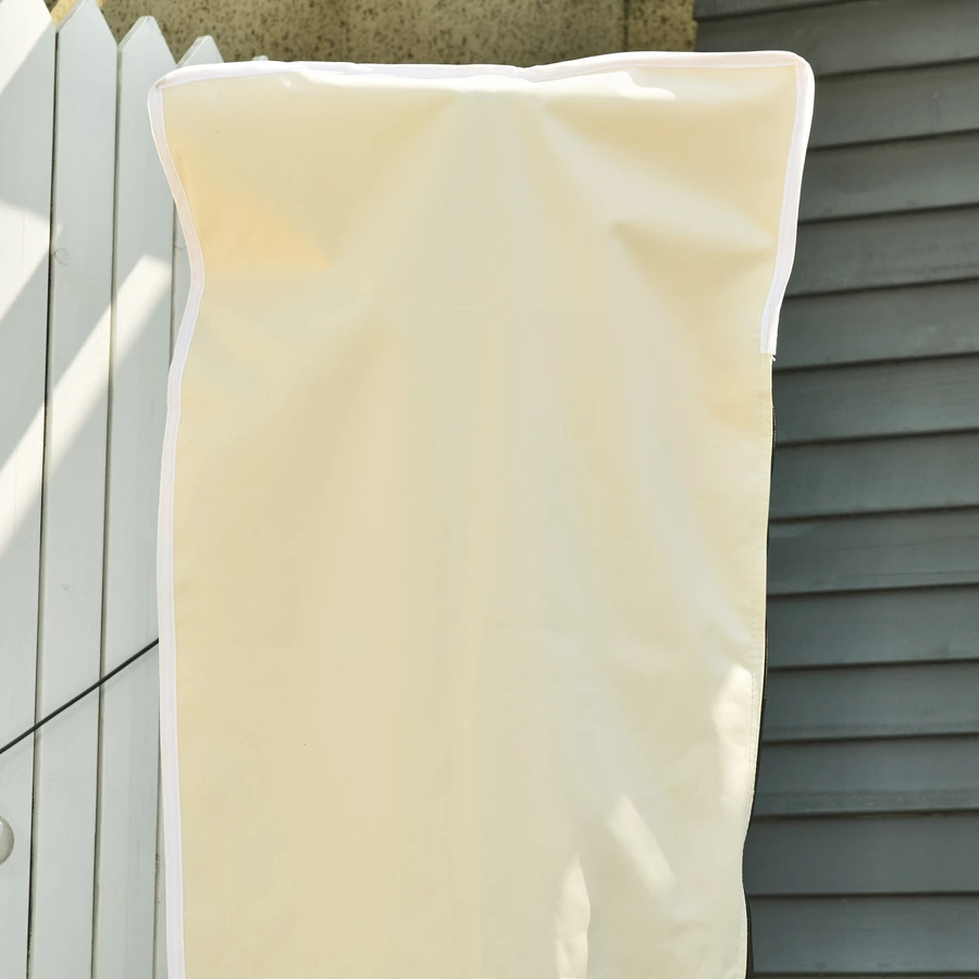Outsunny Schutzhülle für Sonnenschirme beige, kaffeebraun