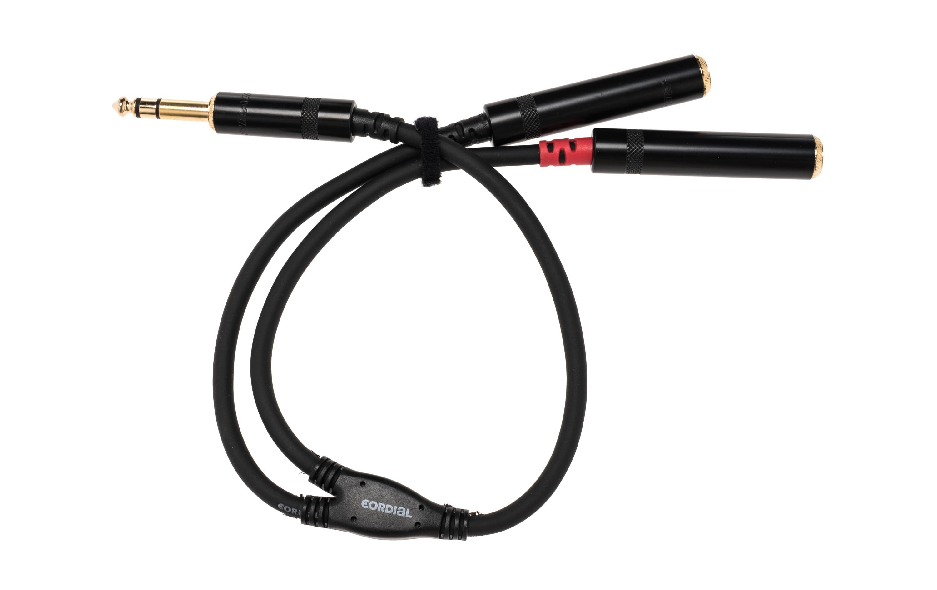 Audio-Kabel 6.3 mm Klinke - 6.3 mm Klinke 0.3 mY-Kabel