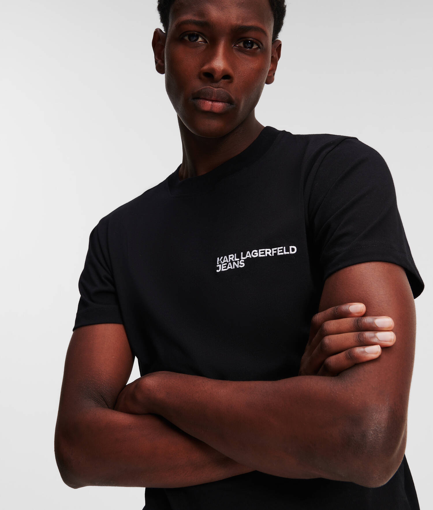 T-SHIRT AJUSTÉ AVEC LOGO KLJ