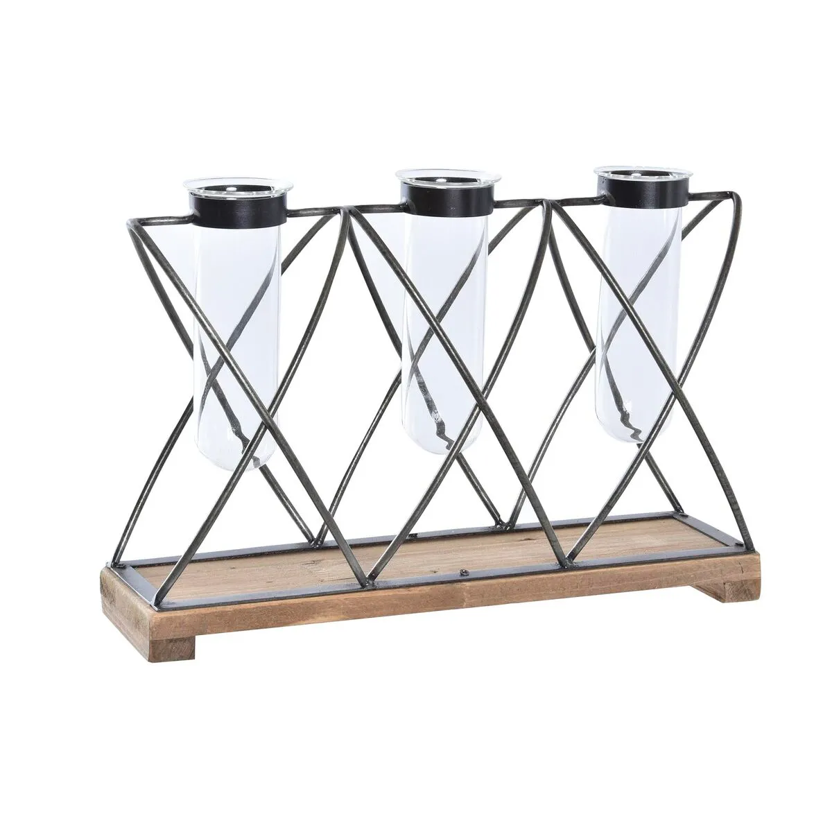 DKD Home Decor Vase - Noir Métal