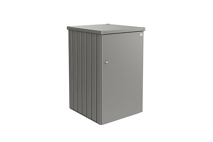 Rangement poubelle Alex en couleur gris quartz Biohort l.80 x P.88x H.129cm