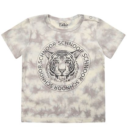 Petit by Sofie Schnoor T-Shirt - Julius - Warm Grey m. Tiger
