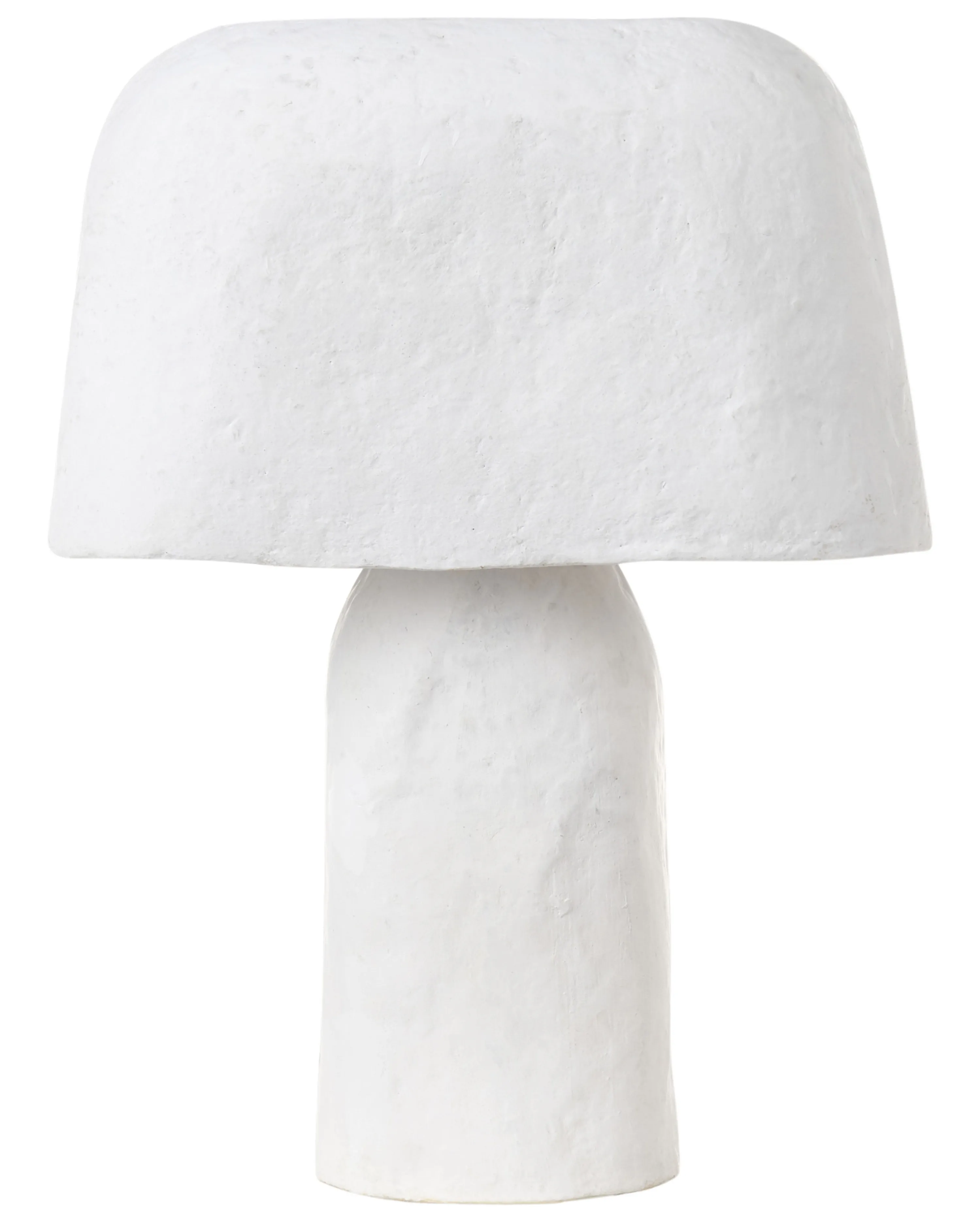 Tafellamp CARRASCO Papier-mâché Wit
