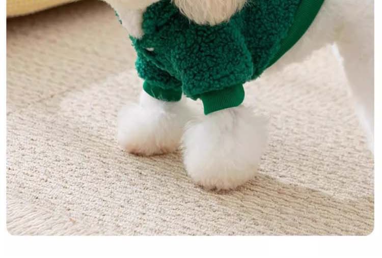 Cissilli - Dinosaurus Faux Shearling Hooded Pet Top