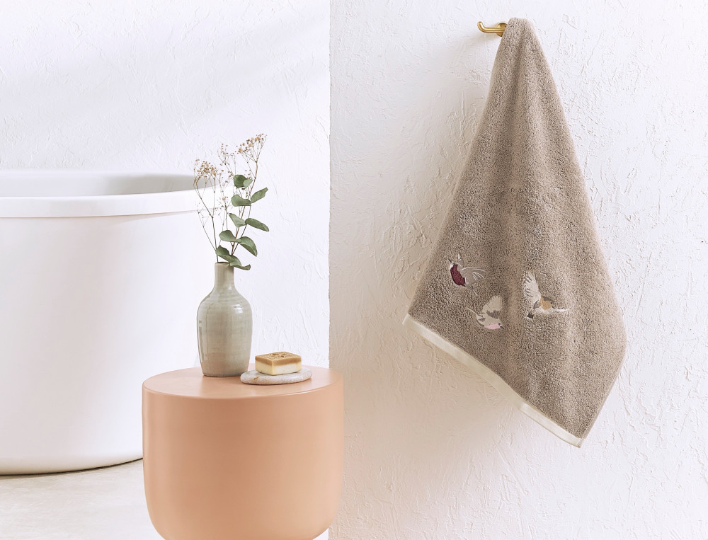 Linge de bain-À vol d'oiseaux