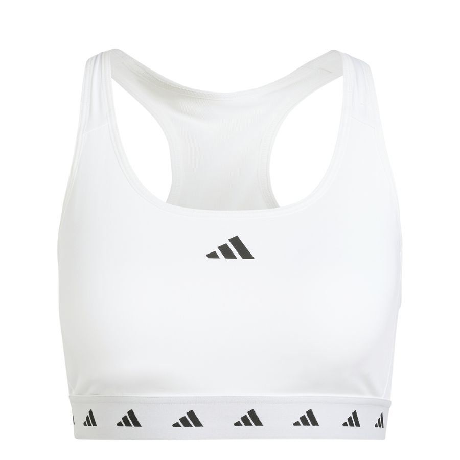 adidas Brassière Techfit PowerReact - Blanc/Noir Femme
