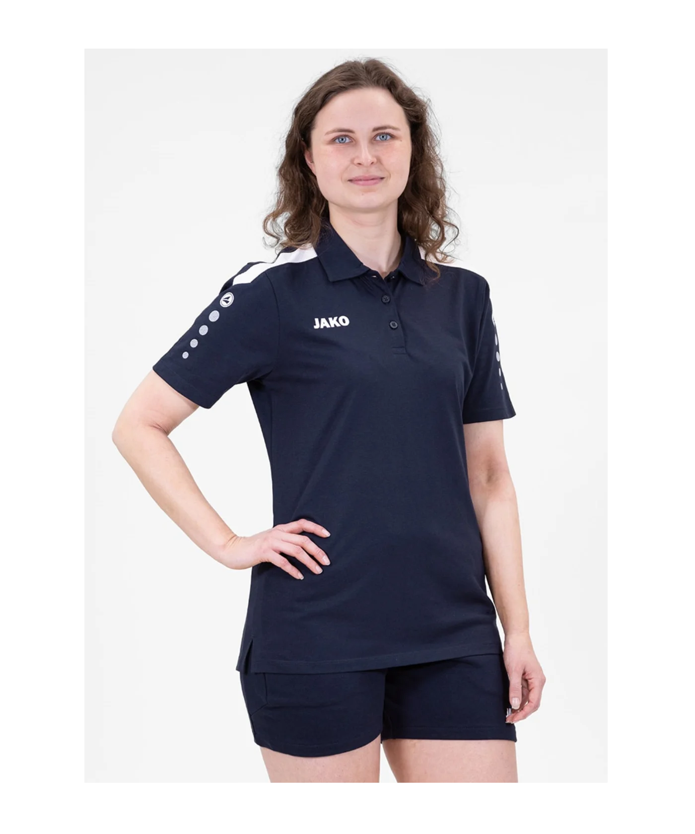 JAKO Power Poloshirt Damen Blau F900