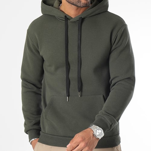Sweat Capuche 0451 Vert Kaki