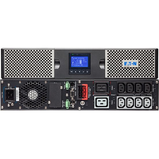 Eaton 9PX3000IRT2U alimentation d'énergie non interruptible Double-conversion (en ligne) 3 kVA 3000 W 10 sortie(s) CA