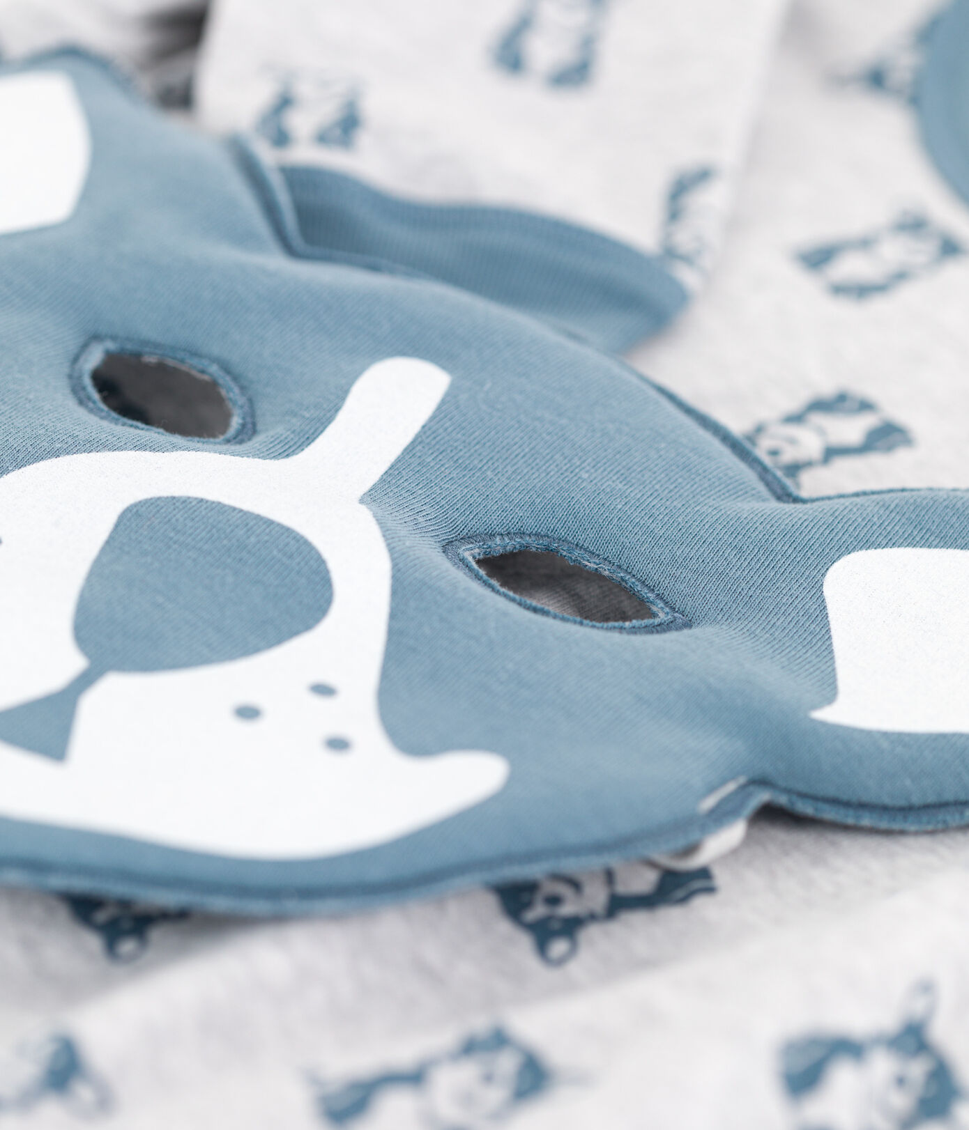 Pyjama chien avec masque petite fille/petit garçon en coton