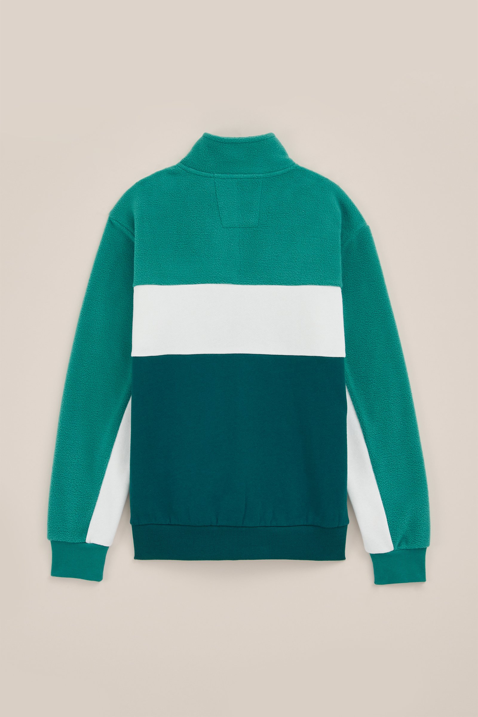 Jongens vest met colourblock Salty Dog Groenblauw