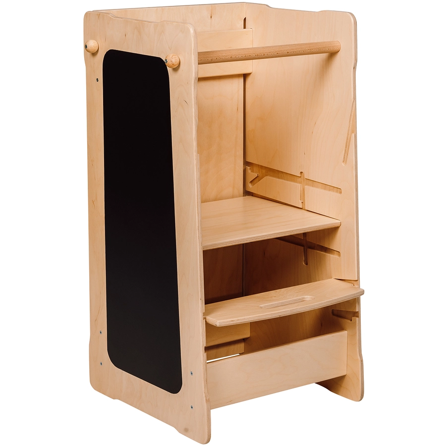 Montessori® Montessori® Lernturm XXL + BrettRutsche Montessori® Kindermöbel mehrfarbig