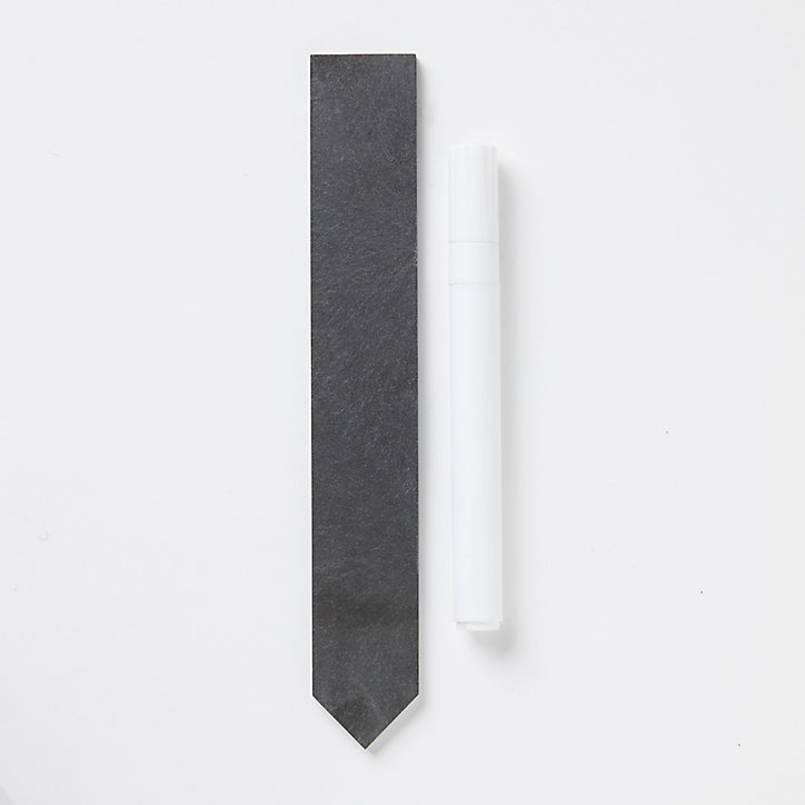 Etiquettes à planter ardoise Verve (lot de 5) + stylo