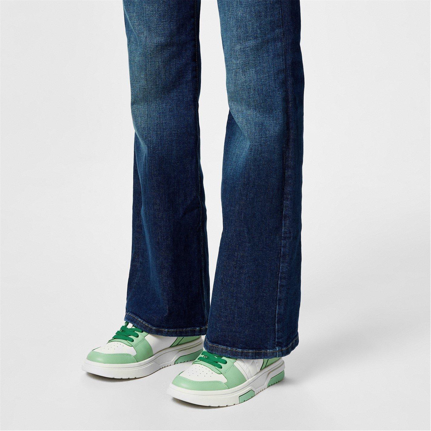 Tommy Jeans Leather Skate Trainers