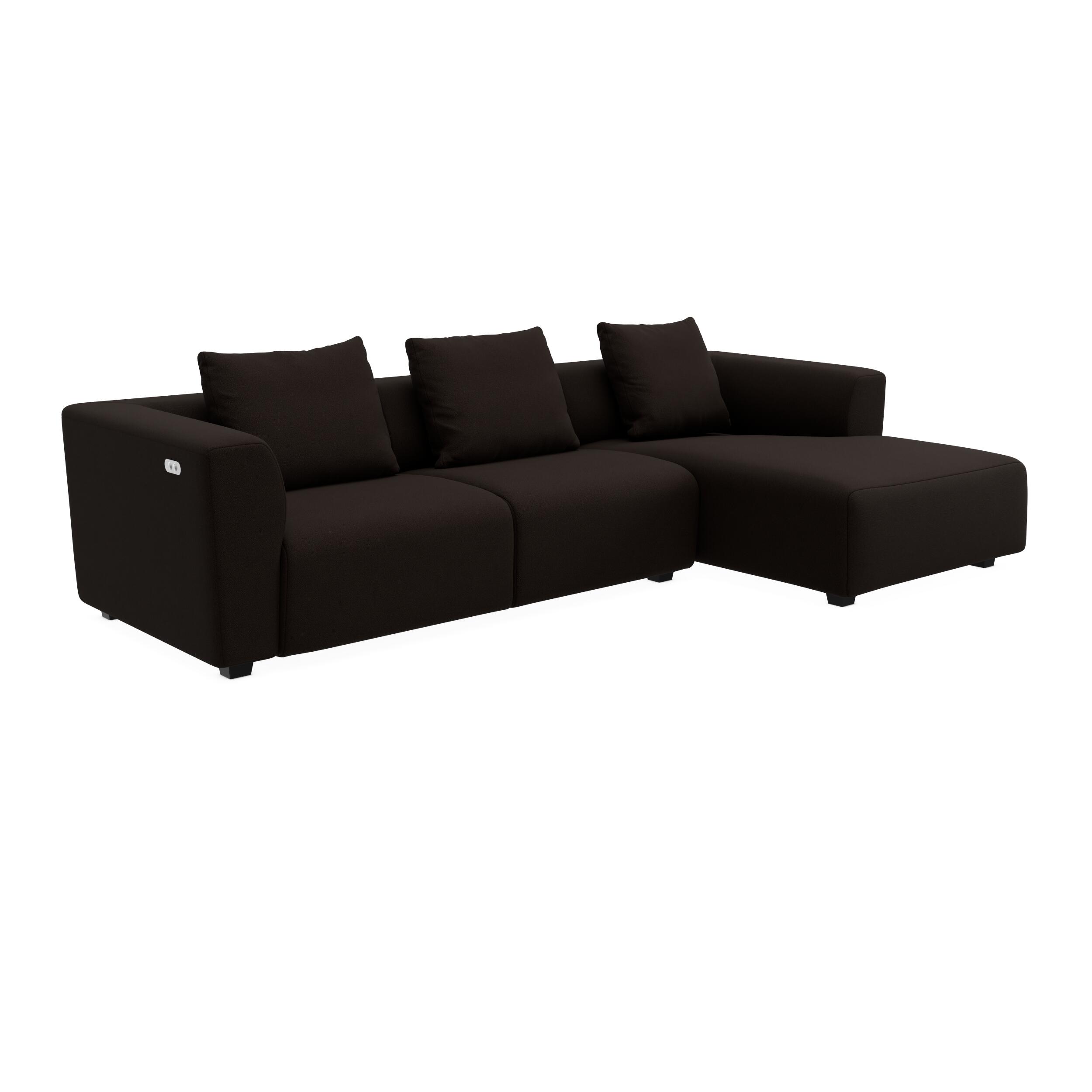 Solaro højrevendt sofa med chaiselong