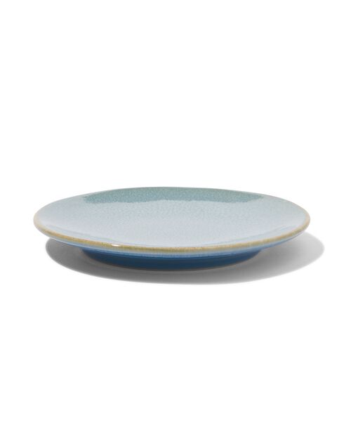 assiette à dessert - 16.5 cm - Porto - émail réactif - bleu