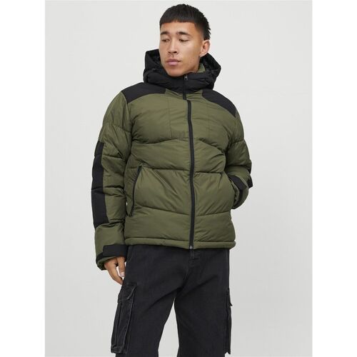 Jack & Jones - 12239001 PUFFER-OLIVE NIGHT Verde