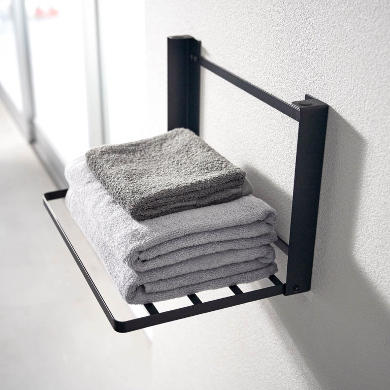Yamazaki Opvouwbare Wandplank - Tower - Zwart