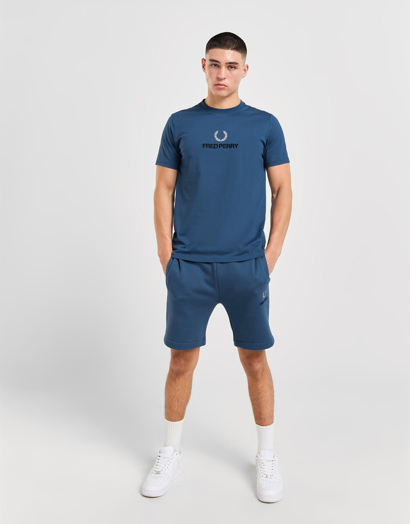 Fred Perry T-Shirt Global Stack Logo Homme
