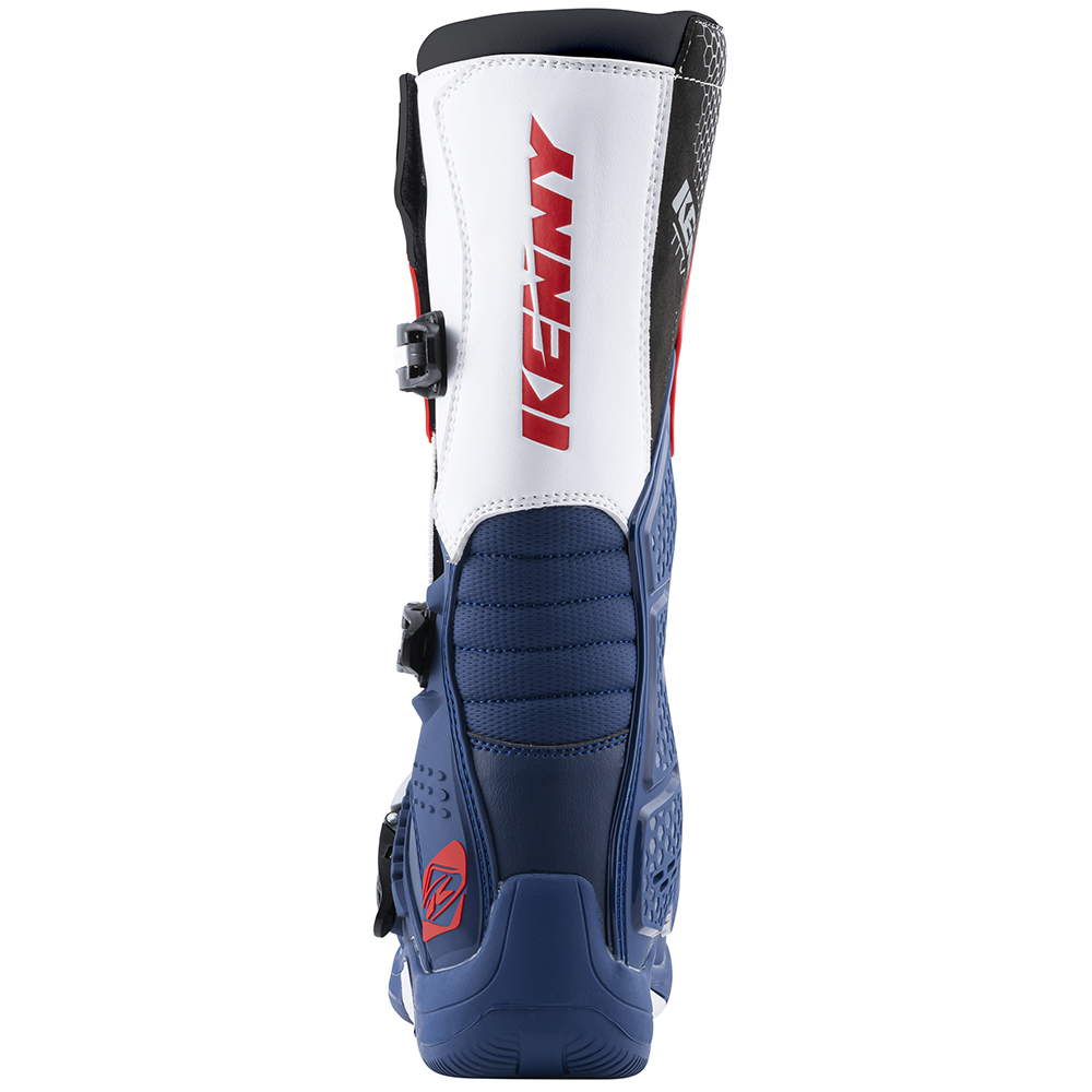 Kenny - Bottes Track Navy / Blanc / Rouge