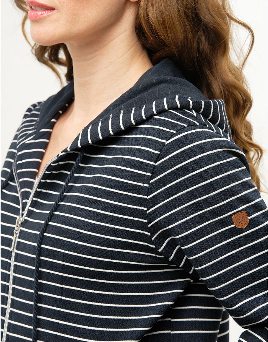 Gilet zippé marine