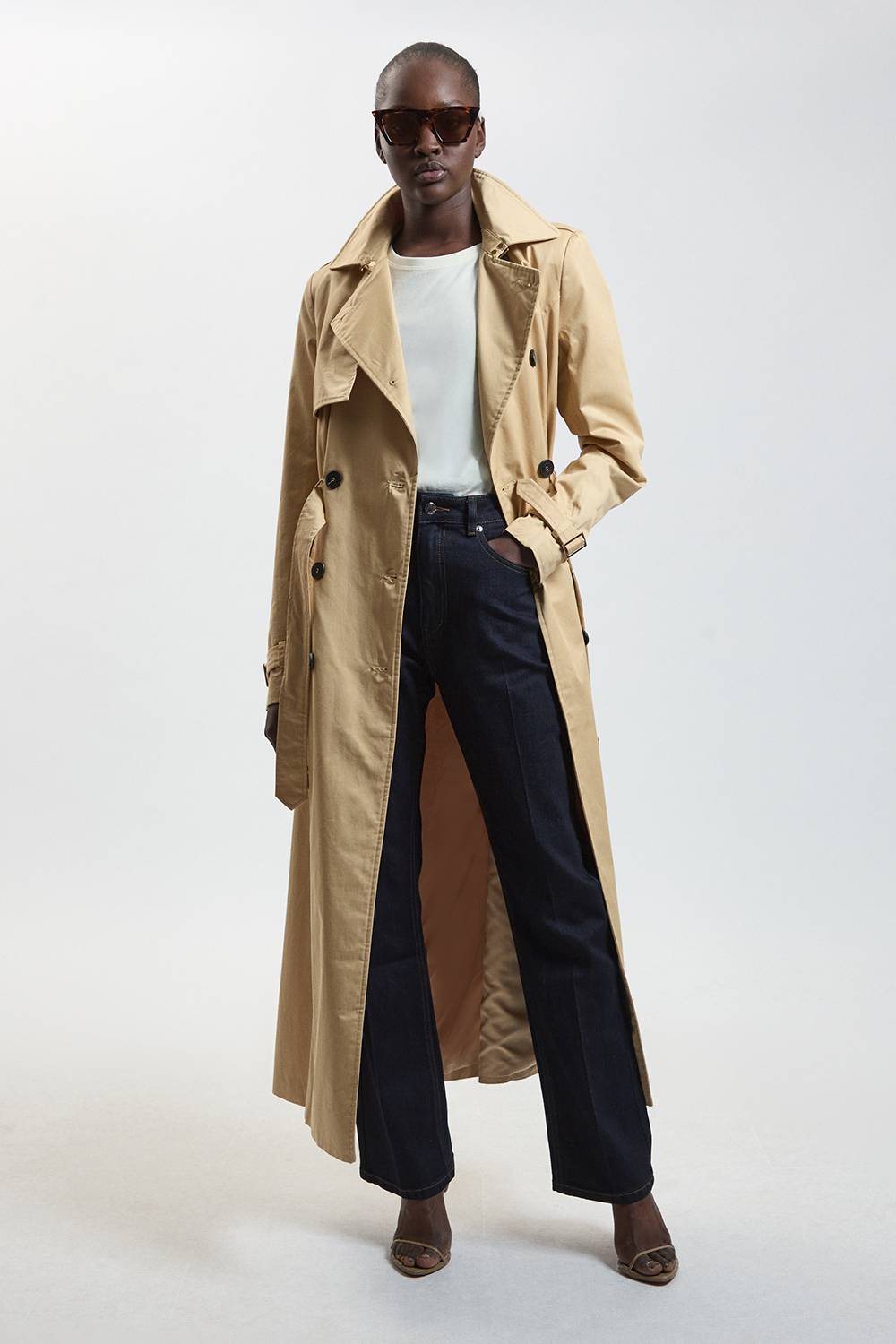 KarenMillen Jean Évasé Denim Kickflare