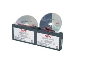 APC Replacement Battery Cartridge #18 - UPS-batteri - 1 x batteri - Blysyre - sort - for P/N: AP1250RM, PS450, SC1500, SC250RM1U, SC250RMI1U, SC450R1X542, SC450RM1U, SC450RMI1U
