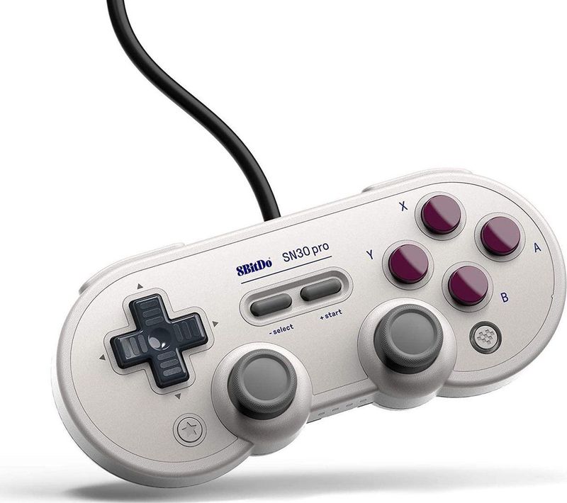 8BitDo - SN30 Pro - Gamepad - Zwart - USB - Geschikt voor Nintendo Switch