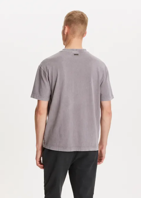 Oversized t-shirt washed paars (PRS.M)