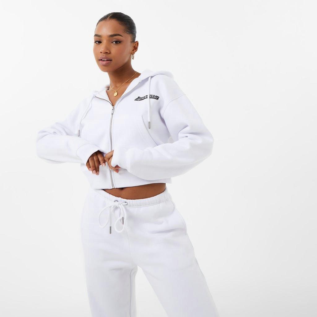 Jack Wills JW Cropped Zip Through Hoodie