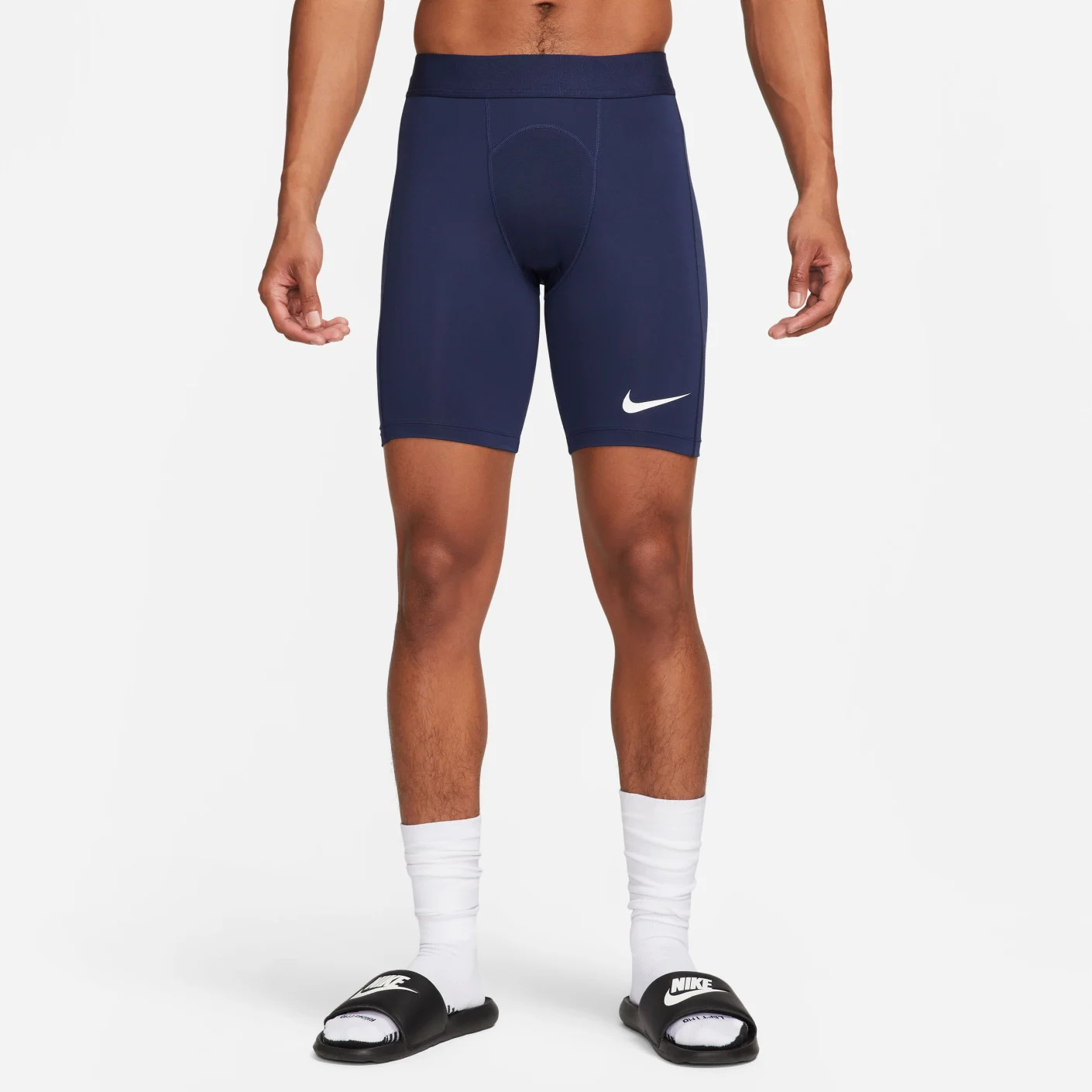 Nike Pro Dri-Fit Strike Slidingbroekje Donkerblauw Wit