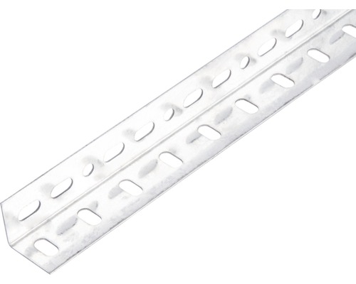 Conceptor hoekprofiel, geperforeerd, verzinkt, 25x25x1 mm, 1 m