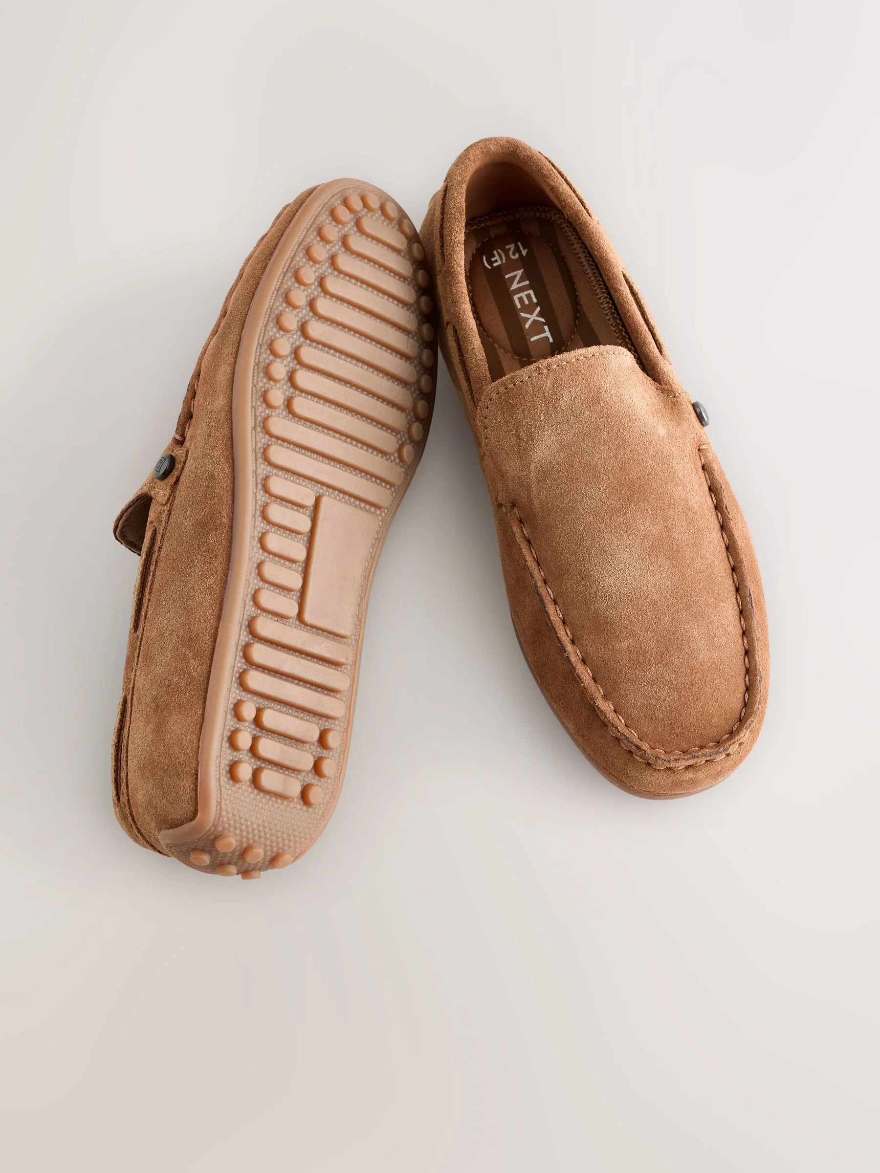 Suede Tan Brown - Instapschoen