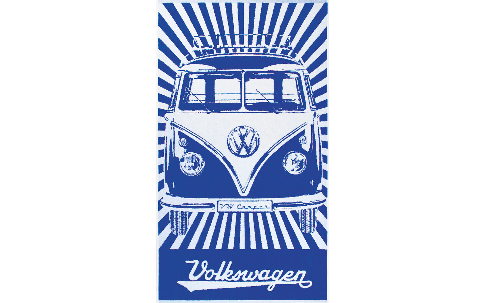 VW Collection T1 Bulli Strandtuch 160 x 90 cm Rot / Weiß