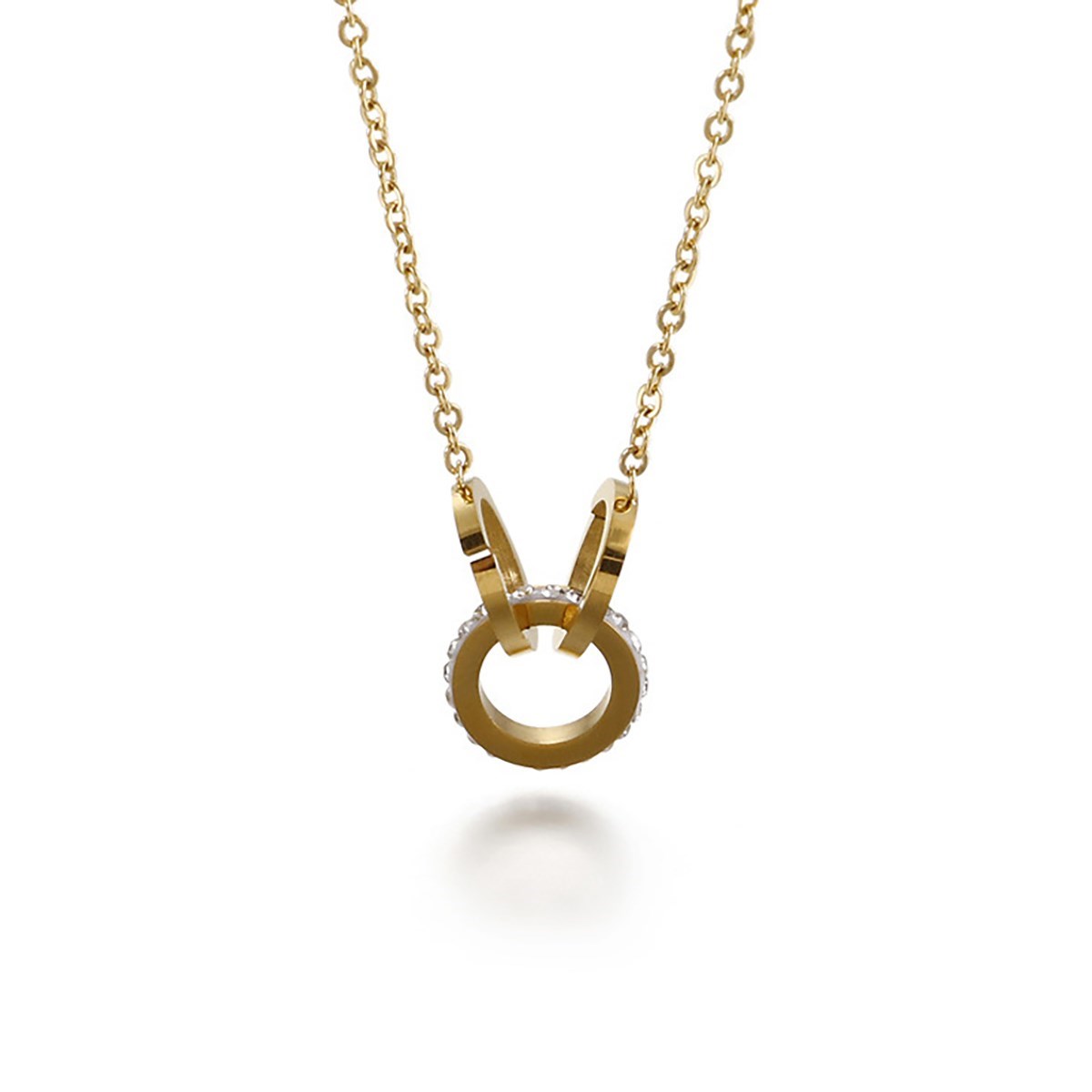 Collier avec pendentif 3 anneaux ALANA