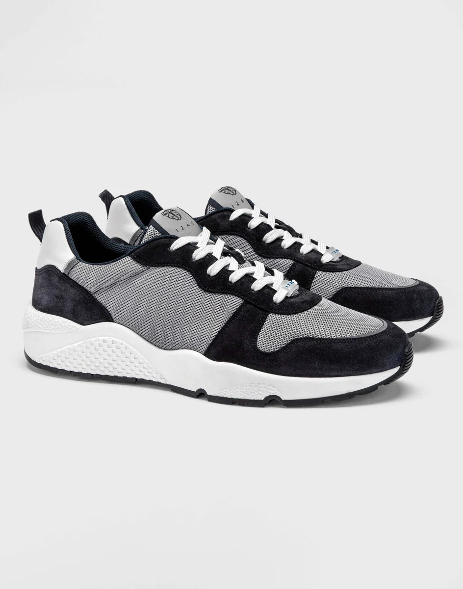 Sneakers marine et gris 