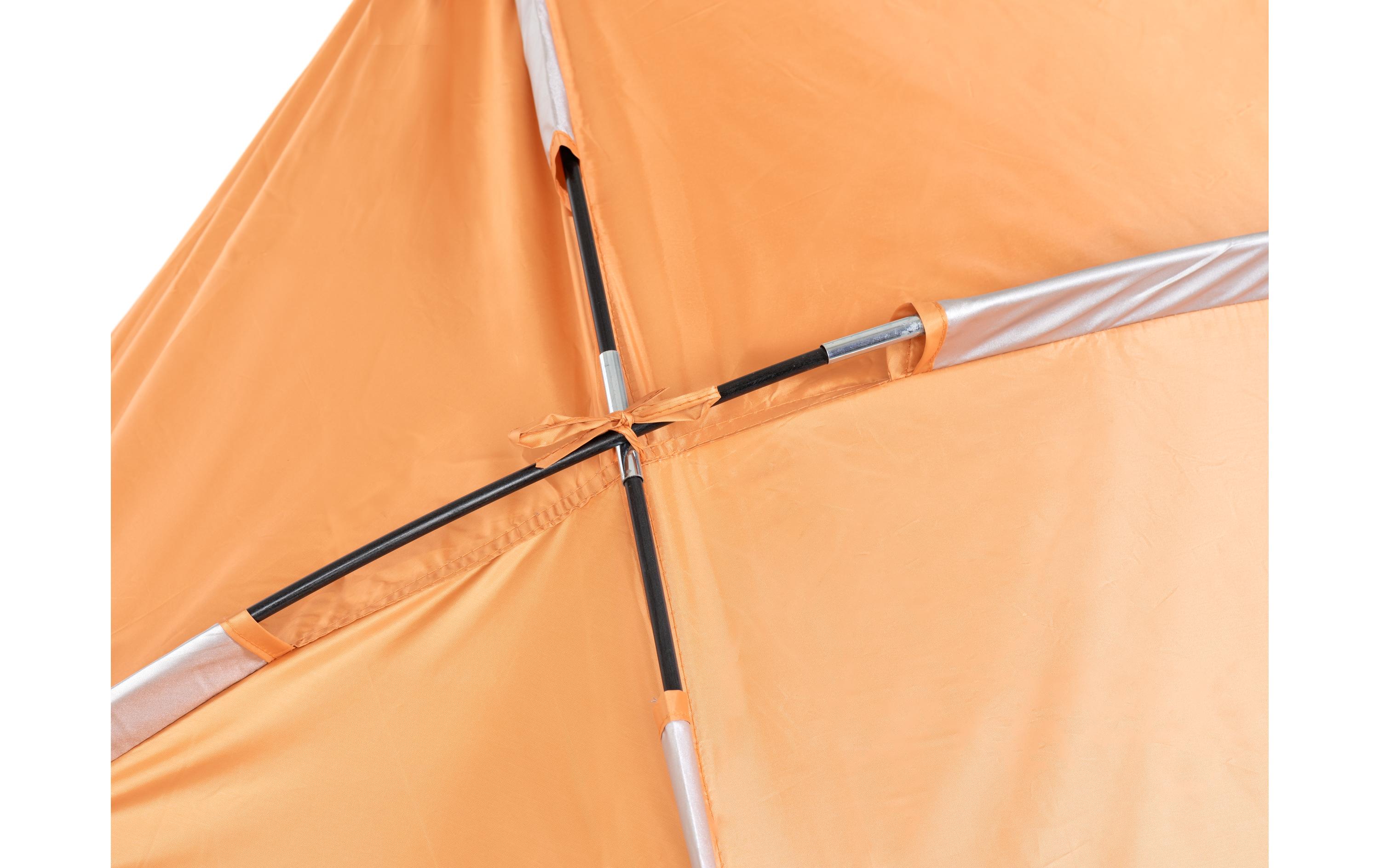 Strandzelt Muschel, PeachStrandmuschel schützt vor Sonne, Wind und leichtem Regen