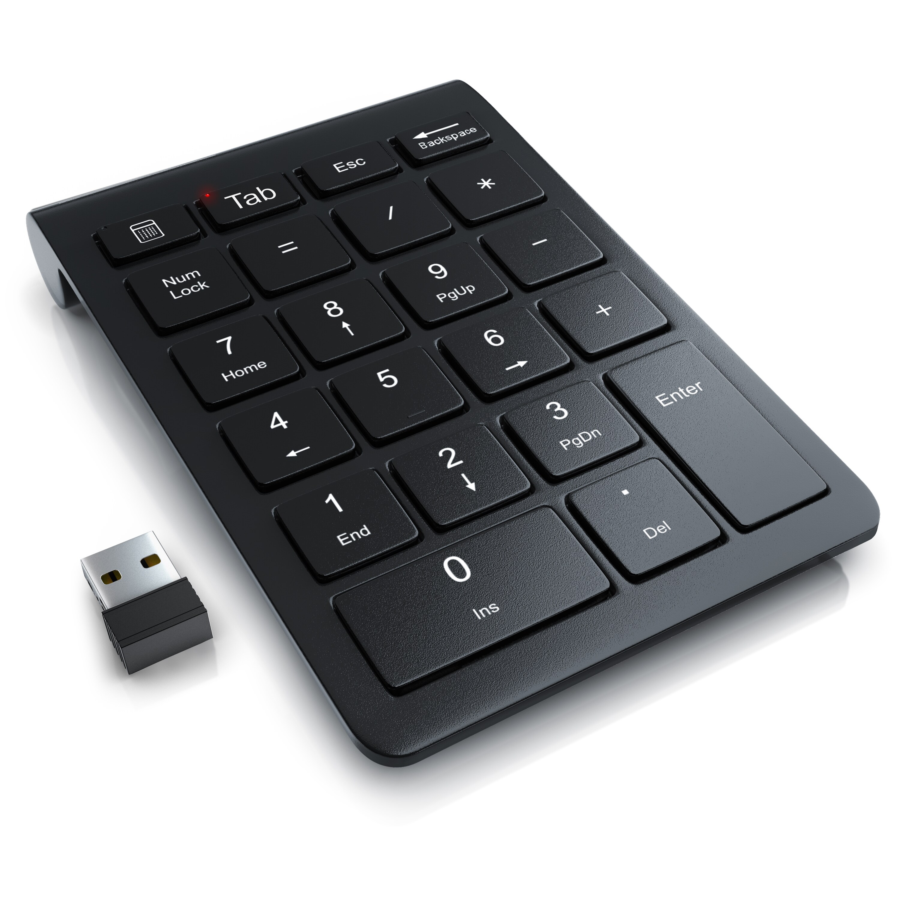 Aplic Bluetooth Numpad - Wireless Ziffernblock mit Multifunktionstasten - Keypad Aluminium - 35 Tasten - Bluetooth 3.0 - Kabellos