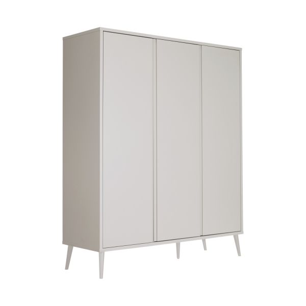Europe Baby Sterre Kledingkast 3-Deurs - Oatmeal / Oatmeal